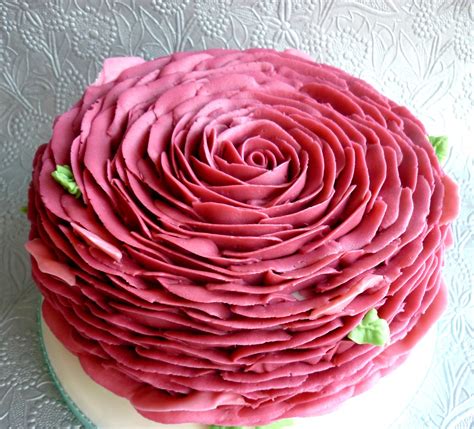 Rose Petal piped cake | I created this cake as an extension … | Flickr