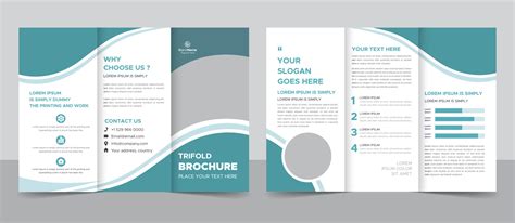 Corporate Modern And Professional Trifold Brochure Template. 7408115 ...