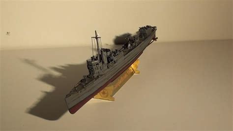 1/700 Flyhawk HMS Campbeltown - Ship history and build - YouTube