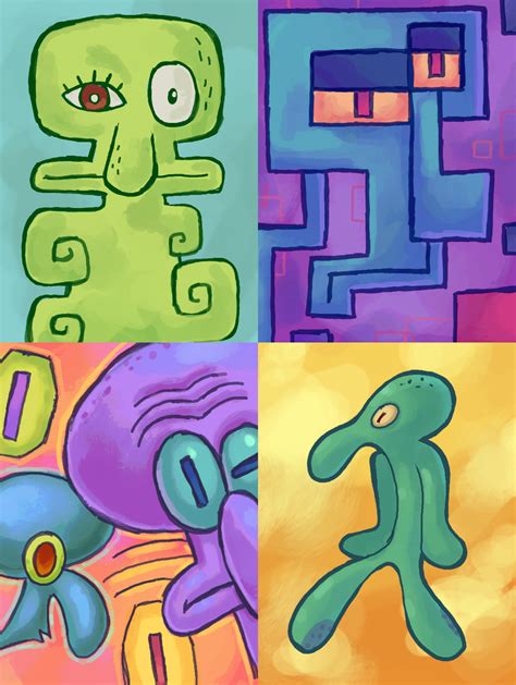 Squidward art by ToC-Archives on DeviantArt