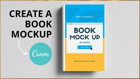 How To Create Book Mockup In Canva - NO PHOTOSHOP NEEDED! - YouTube