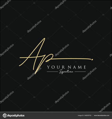 Letter Signature Logo Template Vector Stock Vector by ©XinThink 348205702