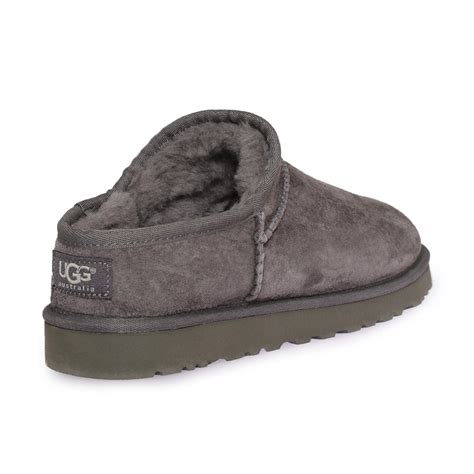 UGG Classic Slipper Gray Slippers - Women's - MyCozyBoots