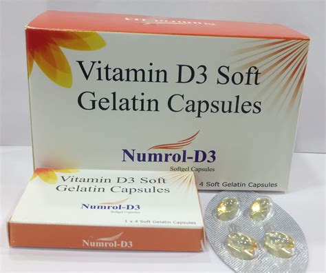 Numrol-D3 Vitamin D3 Soft Gelatin Capsules, Rs 200 /strip PLENUM ...