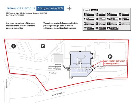 Ottawa Hospital Riverside Campus Map