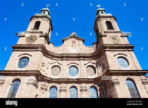 Innsbruck Cathedral or Cathedral of St. James is a baroque cathedral of ...