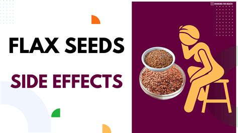 12 Flax Seeds Side Effects That You Should Be Aware Of - Working for Health