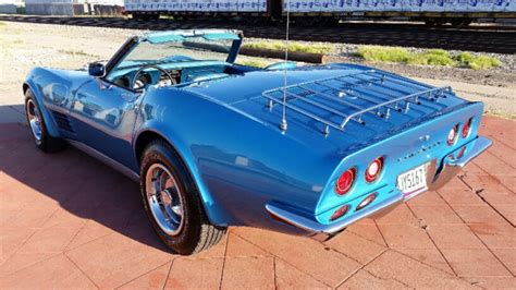 1970 Corvette Corvertible 454 (390 hp) 4 speed Mulsanne blue for sale ...