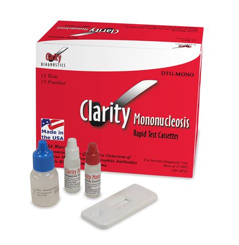 Clarity Mononucleosis Test Kit - Clarity Diagnostics