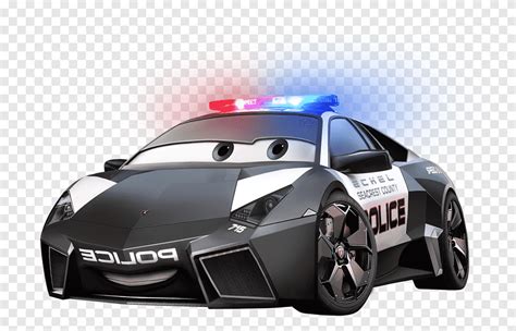 The Cars Police, Lightning McQueen Cars Pixar Character Film, police ...