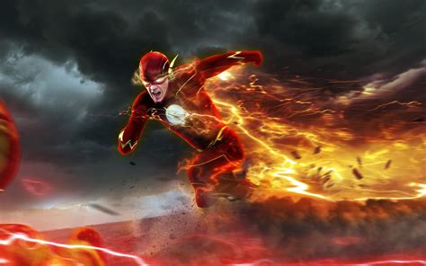 The Flash Running