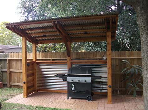 BBQ cover | Outdoor bbq kitchen, Bbq gazebo, Backyard kitchen