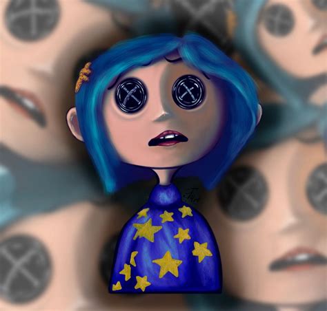 NEW Coraline Button Eyes Vinyl Art Sticker Decor 1.5 | Etsy