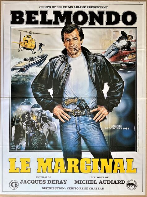 Le Marginal Original 1983 French Poster 63x47 | Etsy