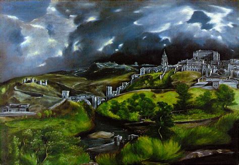 View of Toledo El Greco (Domenikos Theotokopoulos, Greece, 1541 - 1614 ...