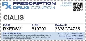 Cialis Coupon for amazing purchases: Buy from legit pharmacies online ...