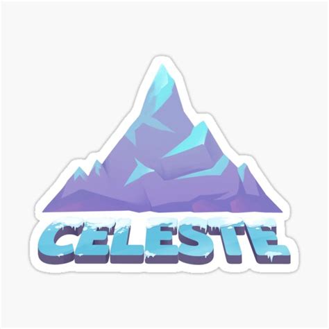 "Celeste Game Mountain" Sticker for Sale by mangaesthetic | Redbubble