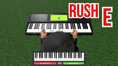 rush e but its actually EASY || Roblox Piano Sheets - YouTube