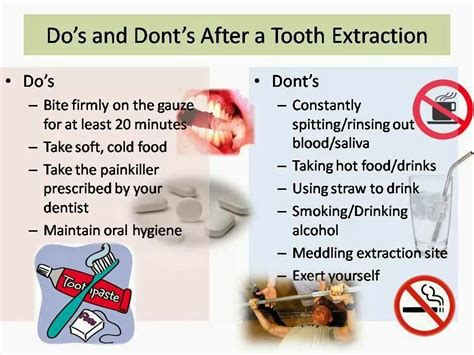 After Tooth extraction instructions Very Important | Tooth extraction ...