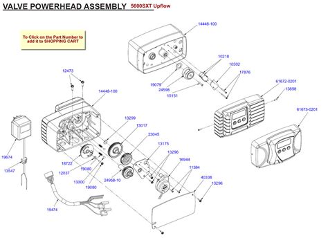 Fleck 1500 and 2500 valve parts