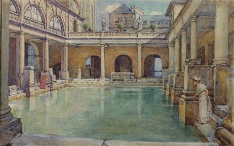 Roman Baths, Bath Design and creation : Date : 20th century, early ...