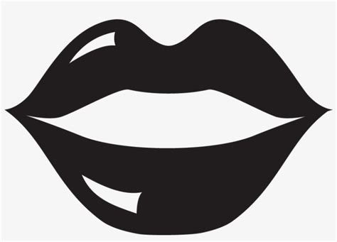 Lips Silhouette - Lips Silhouette Png Transparent PNG - 833x833 - Free ...