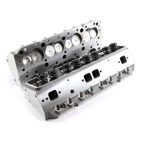 Complete Aluminum Cylinder Heads SBC Chevy 350 190cc 64cc 2 02 1 60 ...