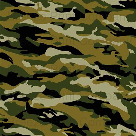 Camouflage craft vinyl sheet - HTV - Adhesive Vinyl - green brown black ...