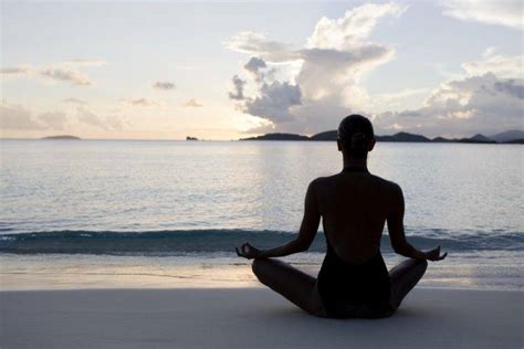 women, Sea, Beach, Yoga, Meditation Wallpapers HD / Desktop and Mobile ...