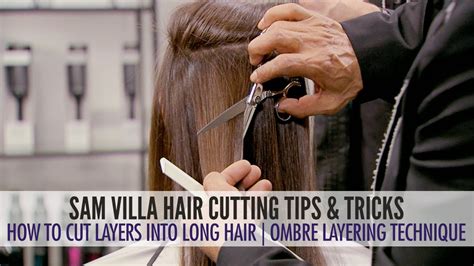 How To Cut Layers in Long Hair - The Ombre Layering Technique - YouTube