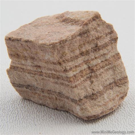 Banded Sandstone Sedimentary Rock - Mini Me Geology