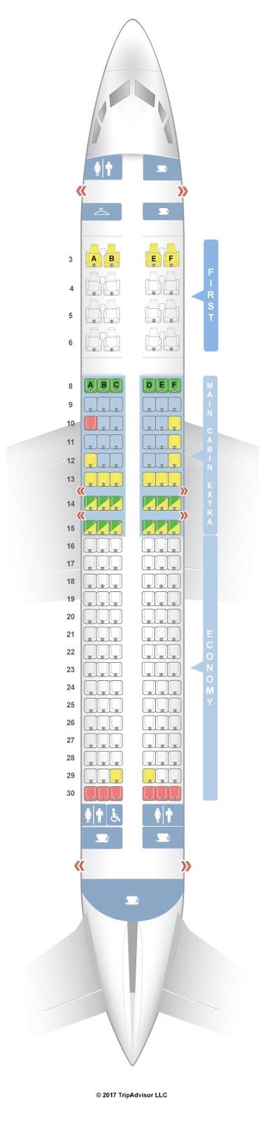 American Airlines Seating Chart Boeing 737-800