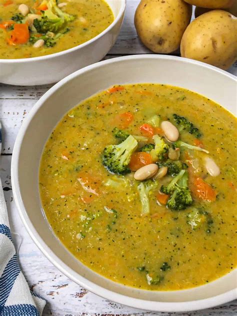 Healthy Broccoli Potato Soup - This Healthy Kitchen