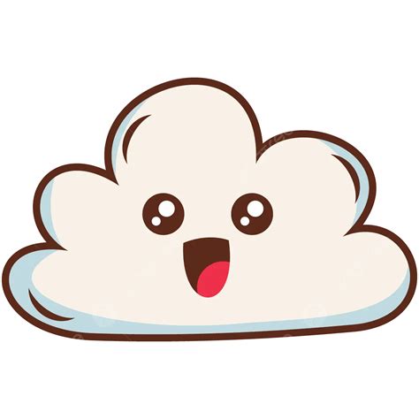 Happy Cloud Vector, Happy, Cloud, Clouds PNG and Vector with ...