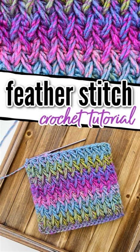 DETAILED Crochet Feather Stitch Tutorial