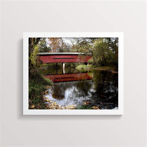 Covered Bridge Fine Art Wall Decor Photograph Pennsylvania - Etsy