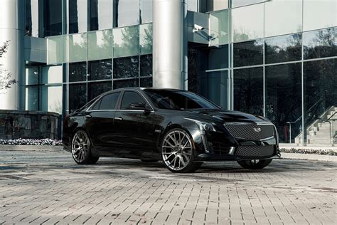 Hot Looking Black Cadillac CTS Wearing Chrome Mesh Grille — CARiD.com ...