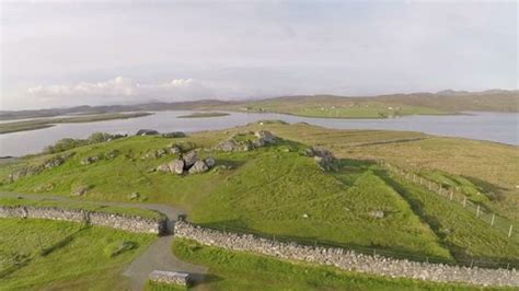 Aerial View Callanish Standing Stones Callanish Stock Footage Video ...