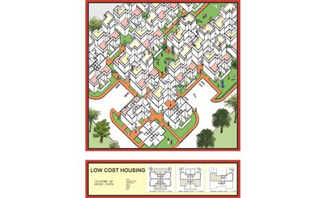 CIDCO Housing – Navi Mumbai -1988-1993 – Raj Rewal Associates