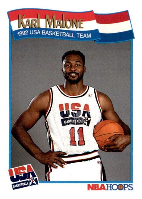 Karl Malone 1991 Hoops #580 USA Basketball Price Guide - Sports Card ...