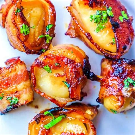 Oven Baked Scallops Wrapped In Bacon Recipe | Bryont Blog