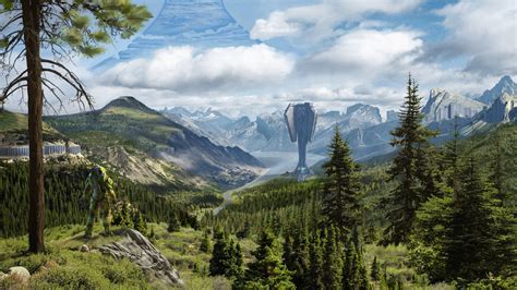 ArtStation - Halo Infinite Landscape Photobash