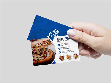 Food Business Card Template