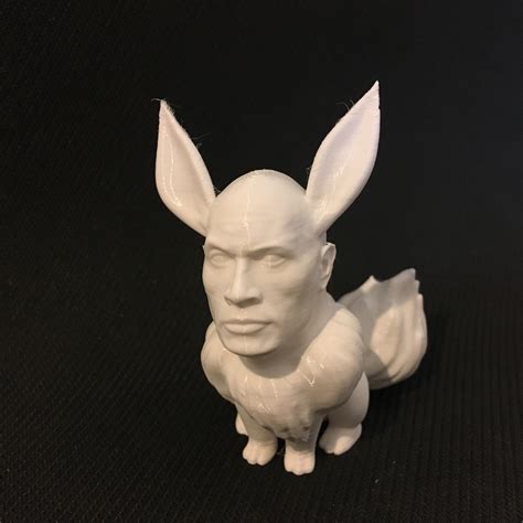 3D printing Eevee The Rock Pokemon Evolution • made with Original Prusa ...