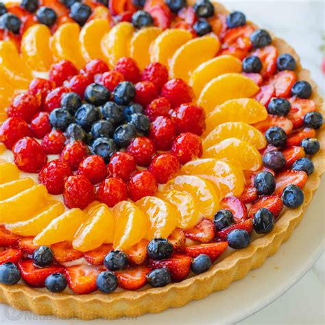 Fruit Tart Recipe with Best Cream (VIDEO) - NatashasKitchen.com