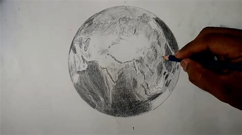 Earth Drawing Earth Drawing Earth Drawings Realistic Drawings | Images ...