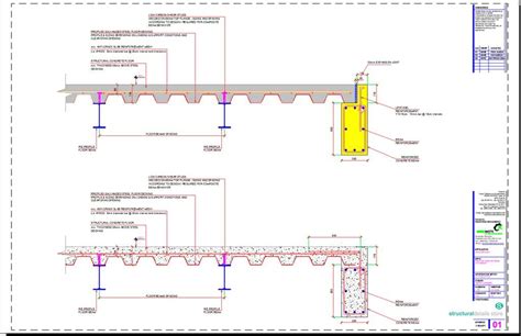 Steel Decking Concrete Floor Supported on Reinforced Concrete Beam ...