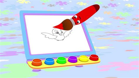 Kids Learn Colors with Petey Paintbrush \ Early Learning Videos for ...