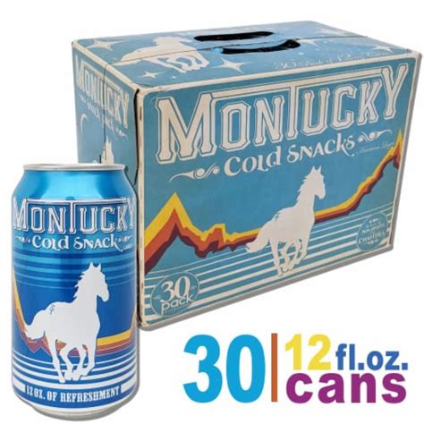 Montucky Cold Snacks American Lager, 30 cans / 12 fl oz - Smith’s Food ...