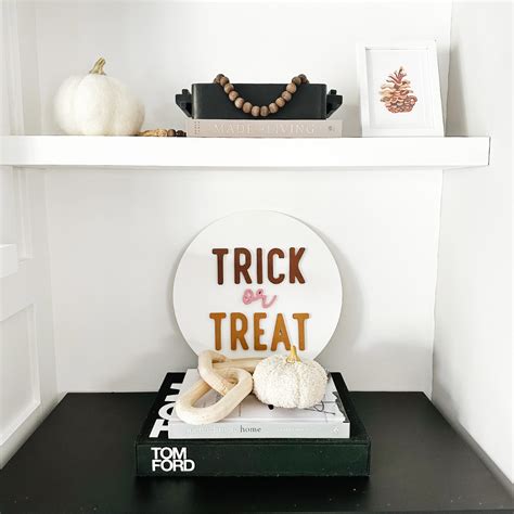 DIY Cute Trick or Treat Halloween Sign | CraftCuts.com